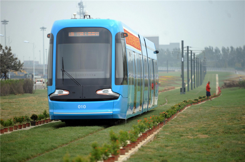 Prueban primera red de tranvías modernos de China 2