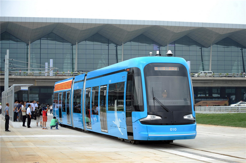Prueban primera red de tranvías modernos de China 3