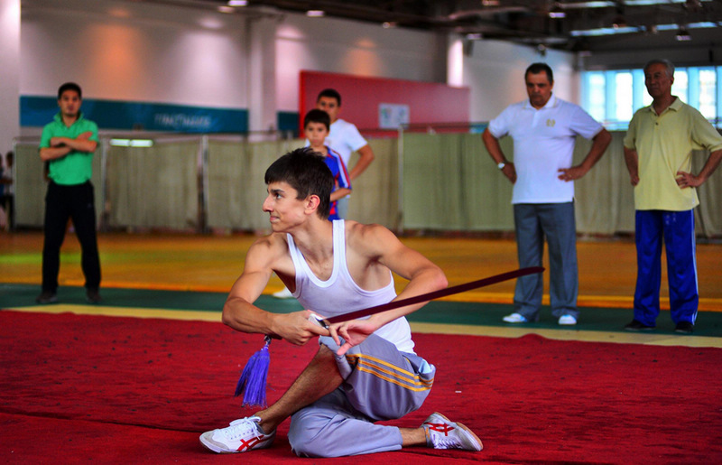 Estudiantes alemanes aprenden kung fu en Tianjin 2