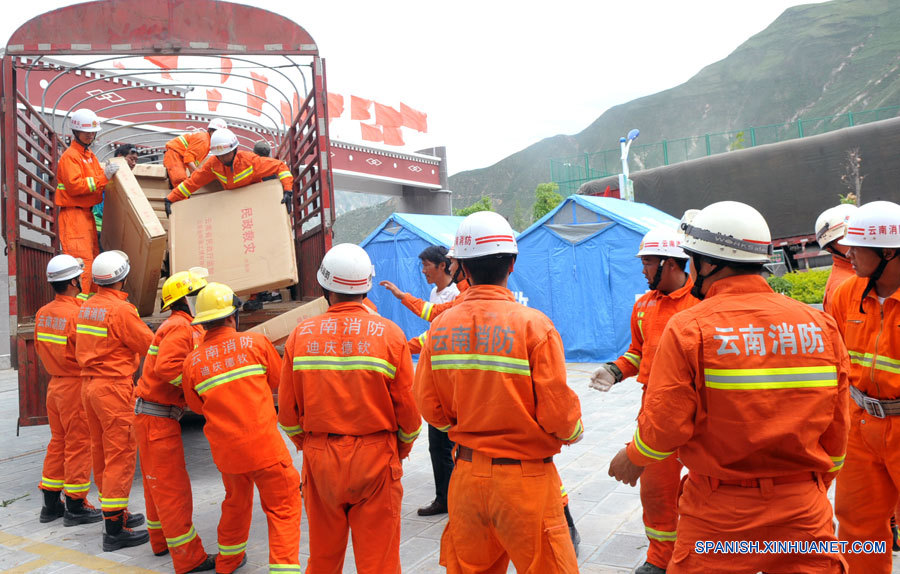 Continúa ayuda humanitaria en zona afectada por sismo en China