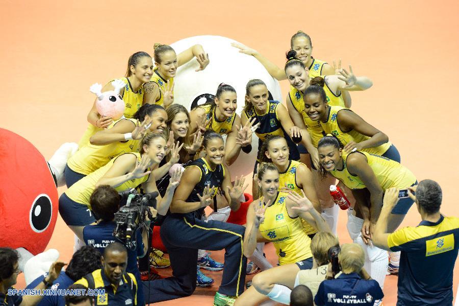Voleibol (f): Brasil supera a China y logra título del Grand Prix Mundial en Japón