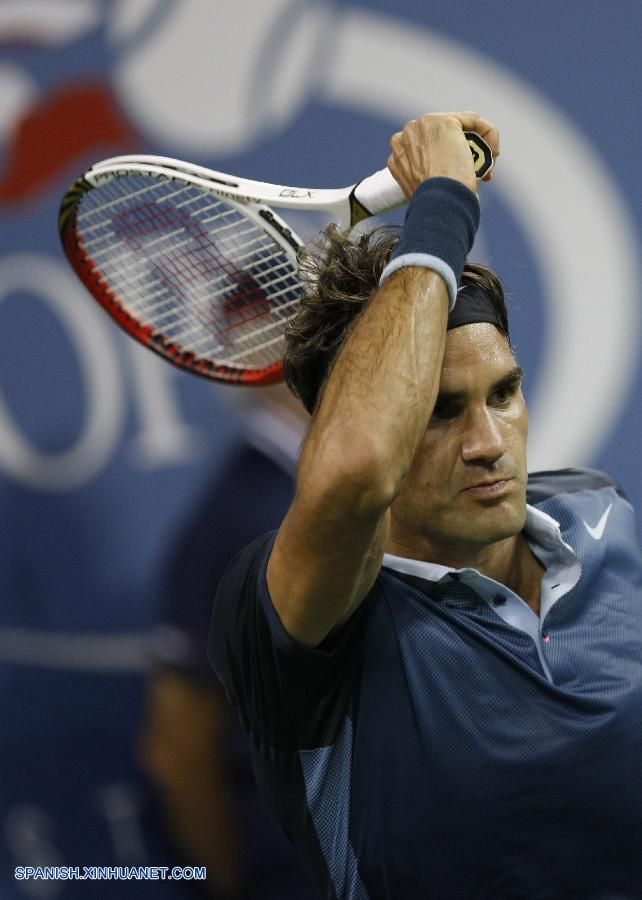 Tenis: Federer vence a Adrian Mannarino en la tercera ronda del Abierto de EEUU