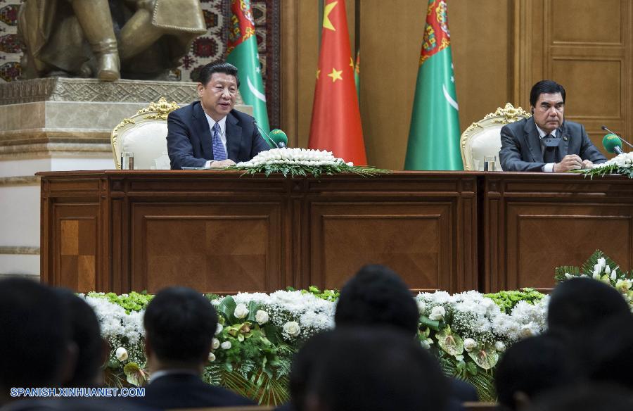 Presidentes de China y Turkmenistán discuten lazos bilaterales