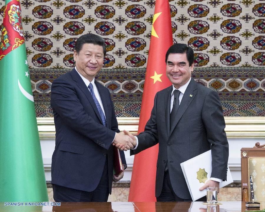 Presidentes de China y Turkmenistán discuten lazos bilaterales