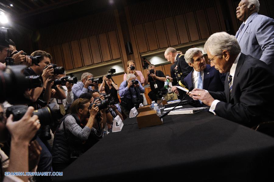 Kerry y Hagel defienden ataque a Siria ante congreso de EEUU