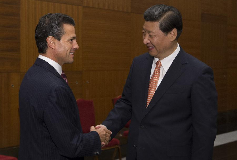Presidentes de China y México se reúnen por tercera ocasión este año