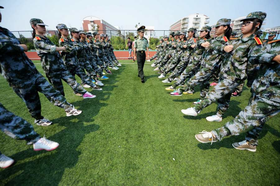 Nuevo semestre y entrenamiento militar para estudiantes