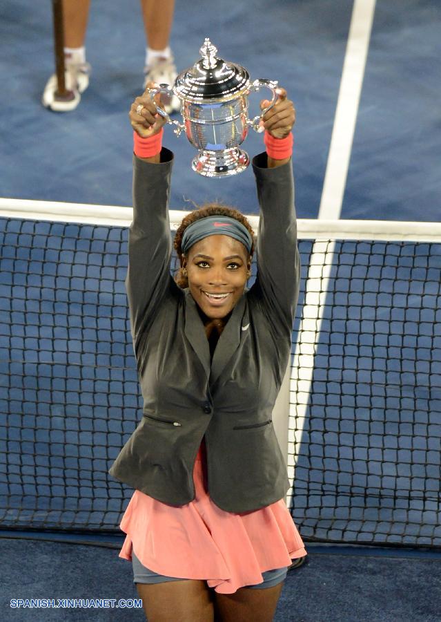 Tenis: Serena Williams levanta su quinto trofeo del Abierto de EEUU