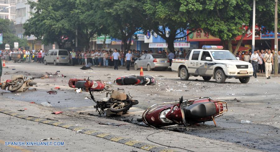 Un muerto por explosión cerca de una escuela primaria en sur de China