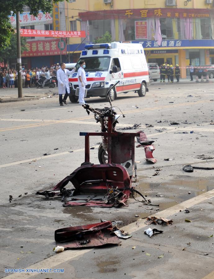 Un muerto por explosión cerca de una escuela primaria en sur de China