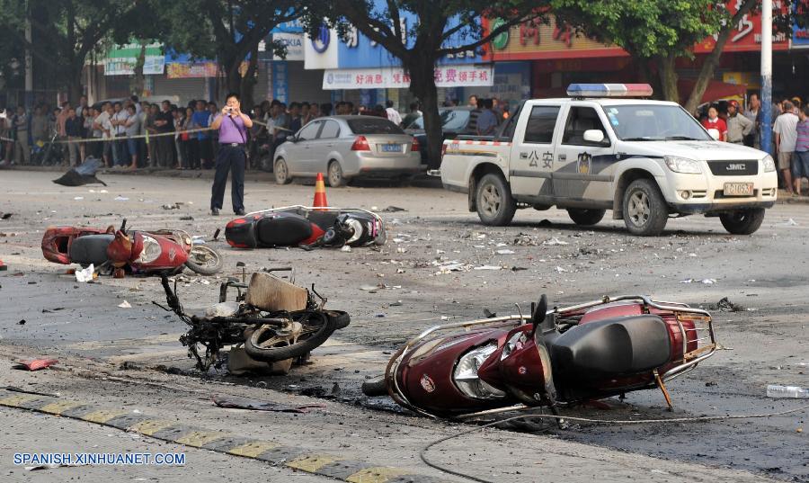 Un muerto por explosión cerca de una escuela primaria en sur de China