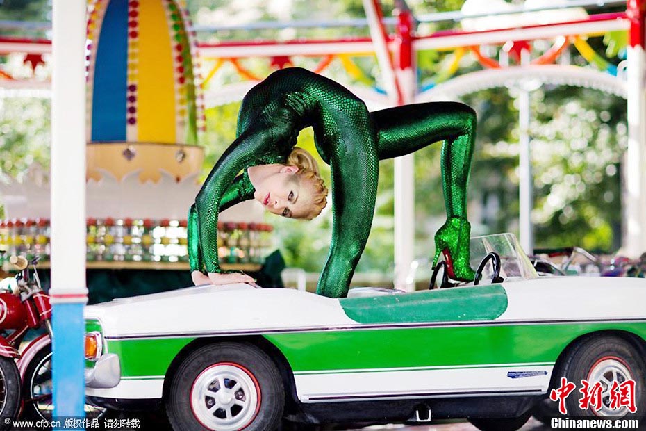 Zlata en la conferencia internacional de contorsionistas en Alemania