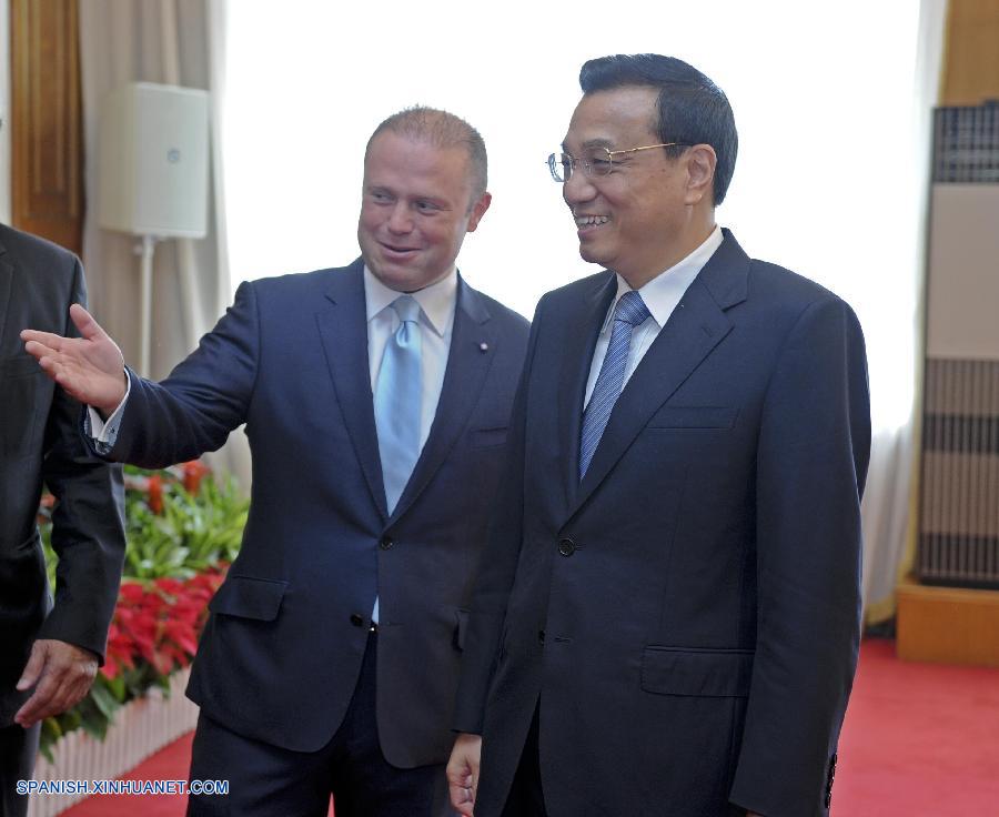 Primer ministro chino se reúne con homólogo de Malta