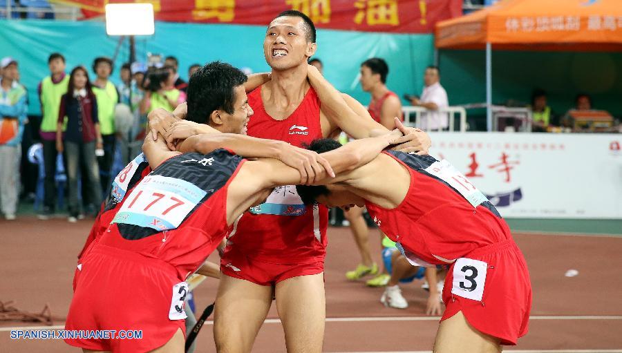 Atletismo: Resultados en Juegos Nacionales de China