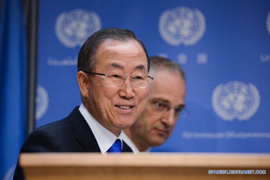 Jefe de ONU recibe informe sobre prueba de armas químicas