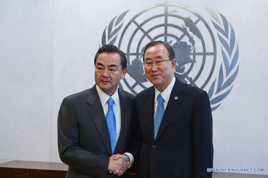 Canciller chino se reúne con jefe de ONU para discutir Siria y desarrollo