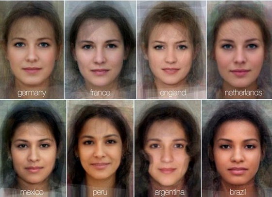Científicos revelan el rostro promedio de las mujeres de 41 países 5
