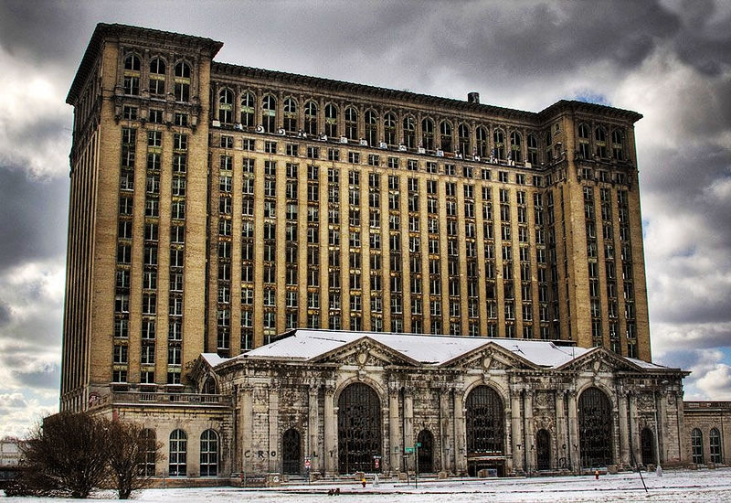 Estación Central de Detroit, Michigan, EE.UU.