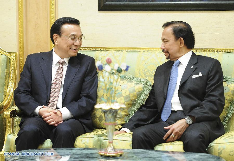 PM chino promete impulsar cooperación con Brunei