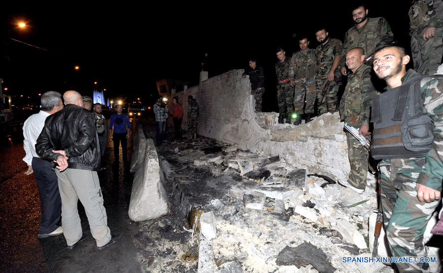 Ocurre explosión cerca de instalaciones de TV estatal siria en Damasco