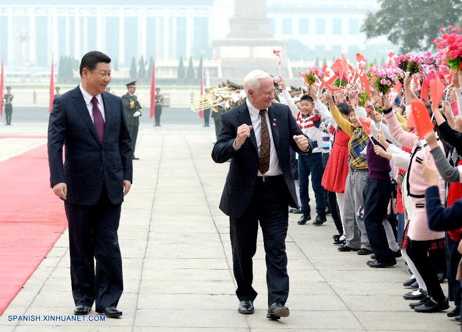Presidente chino se reúne con gobernador general canadiense 