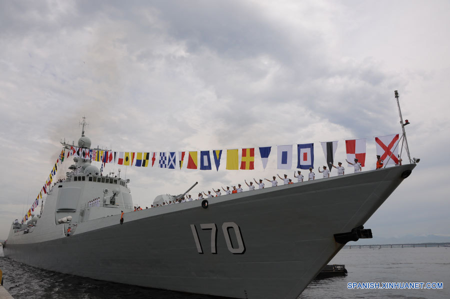 Flota de Armada china visita Brasil