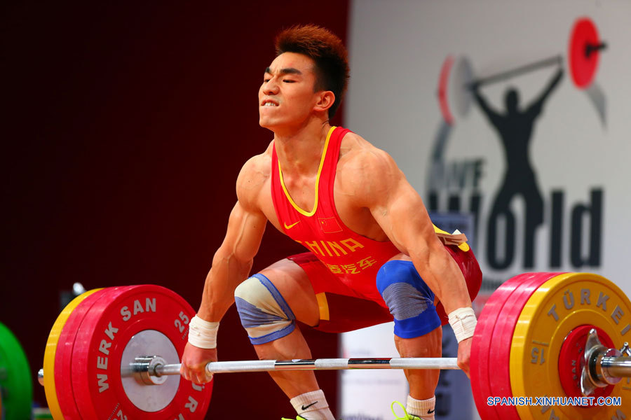 Halterofilia: Chino Liao Hui rompe récord mundial en categoría de 69 kilogramos