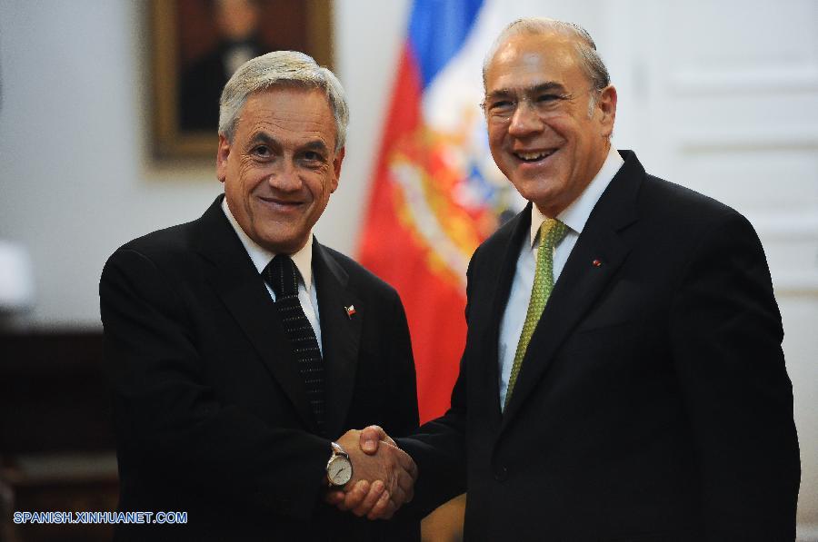 Piñera reconoce aporte de OCDE al desarrollo de Chile