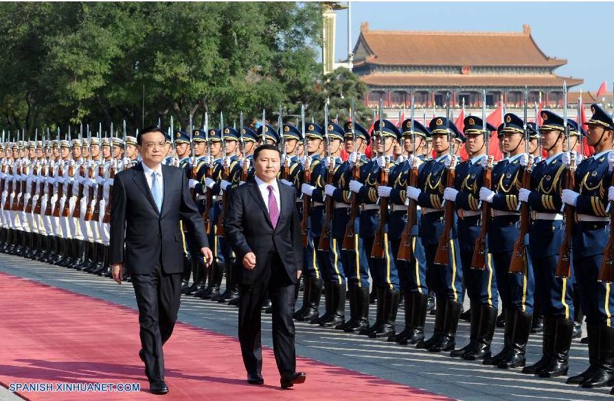 Primeros ministros de China y Mongolia prometen cooperación