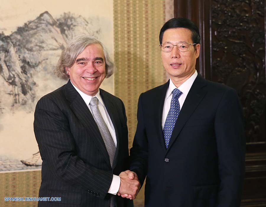 Viceprimer ministro chino se reúne con secretario de Energía de EEUU