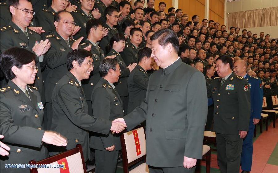 Presidente chino subraya talento militar e innovación tecnológica