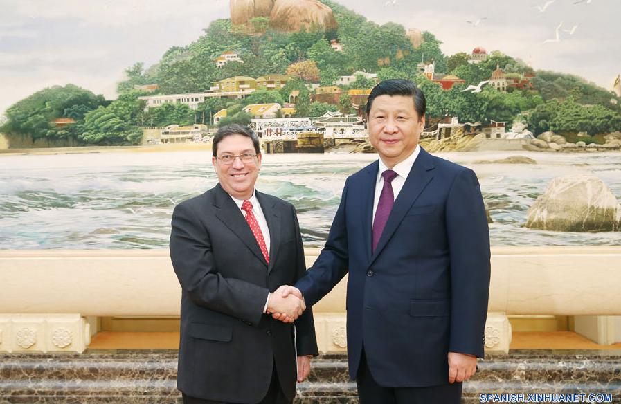 Presidente chino se reúne con canciller cubano