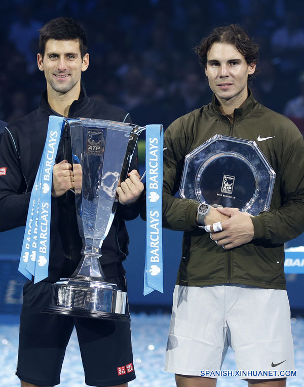 Tenis: Djokovic vence a Nadal en finales de Tour Mundial de ATP