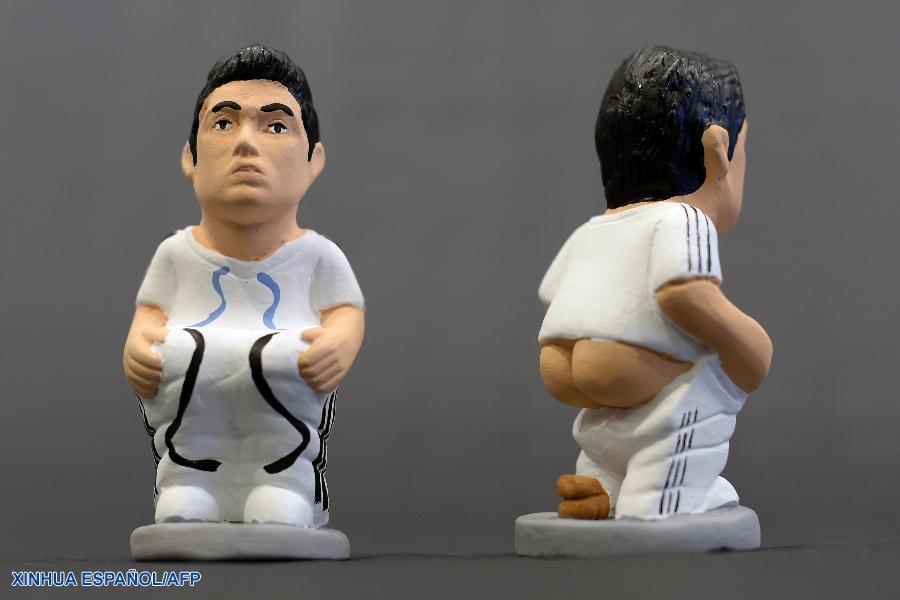 Las nuevas estrellas del Real Madrid se convierten en caganers