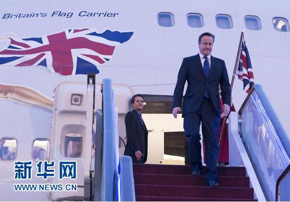 David Cameron llega a China con una gran delegación