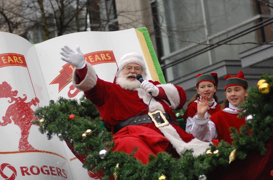 Canadá: Desfile de Santa Claus en Vancouver