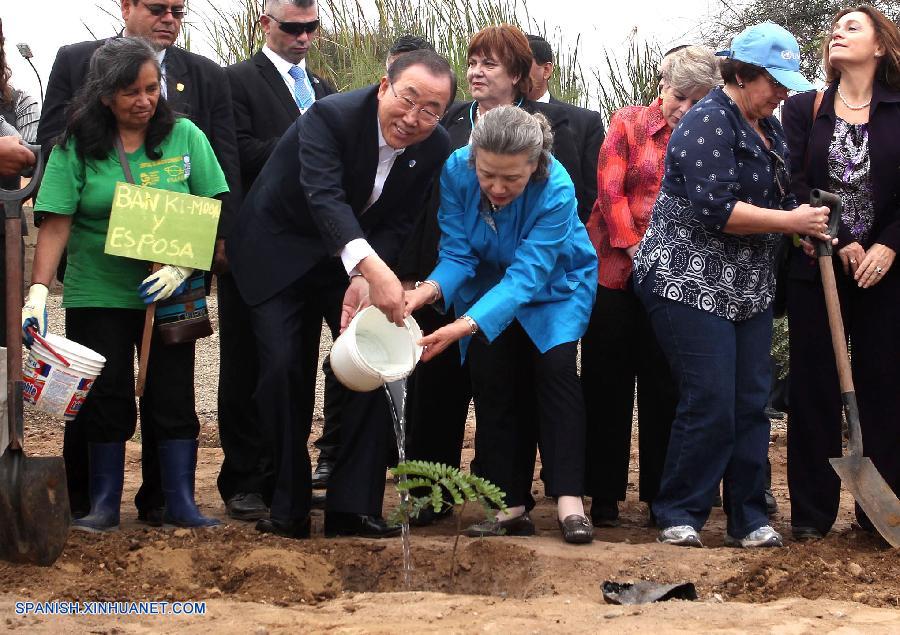 Ban Ki-Moon destaca rol de Perú en cumbre climática 2014