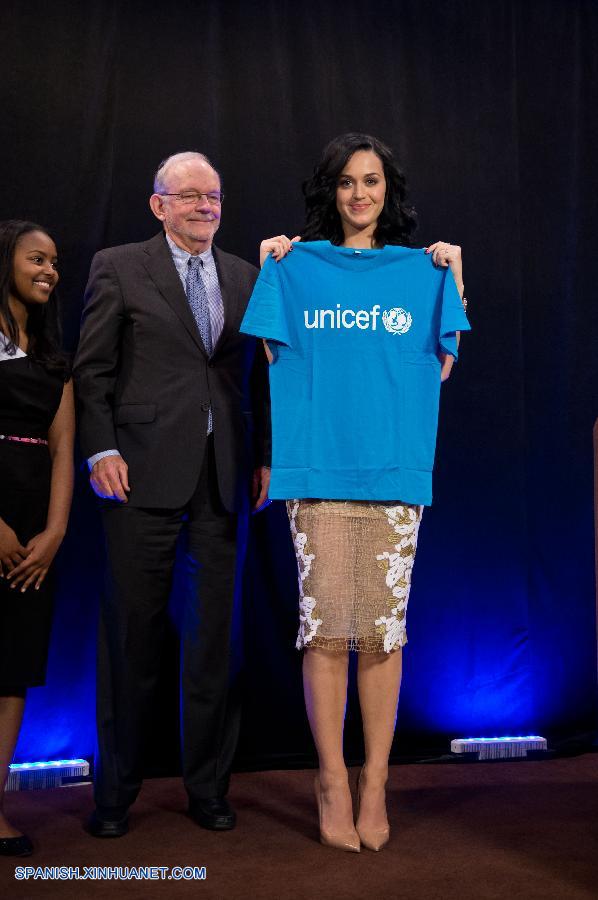 Katy Perry, nueva Embajadora de Buena Voluntad de UNICEF