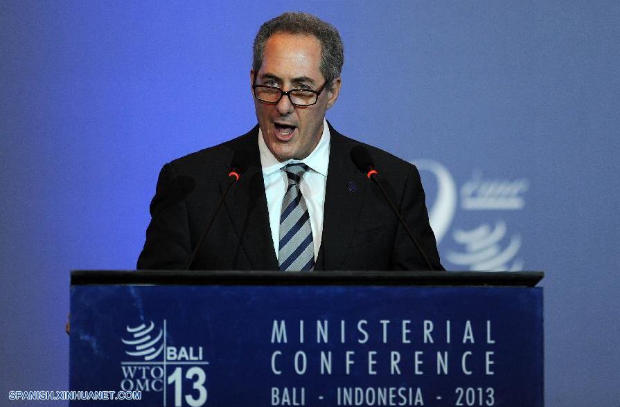 OMC necesita un acuerdo comprometido de Bali, según representante de Comercio de EEUU