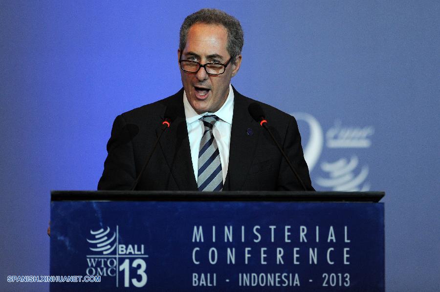 OMC necesita un acuerdo comprometido de Bali, según representante de Comercio de EEUU