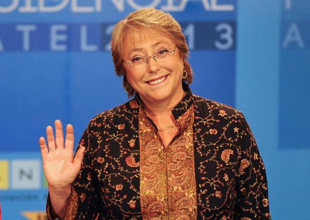 Sondeo augura victoria de Bachelet en Chile con 63,7% de votos