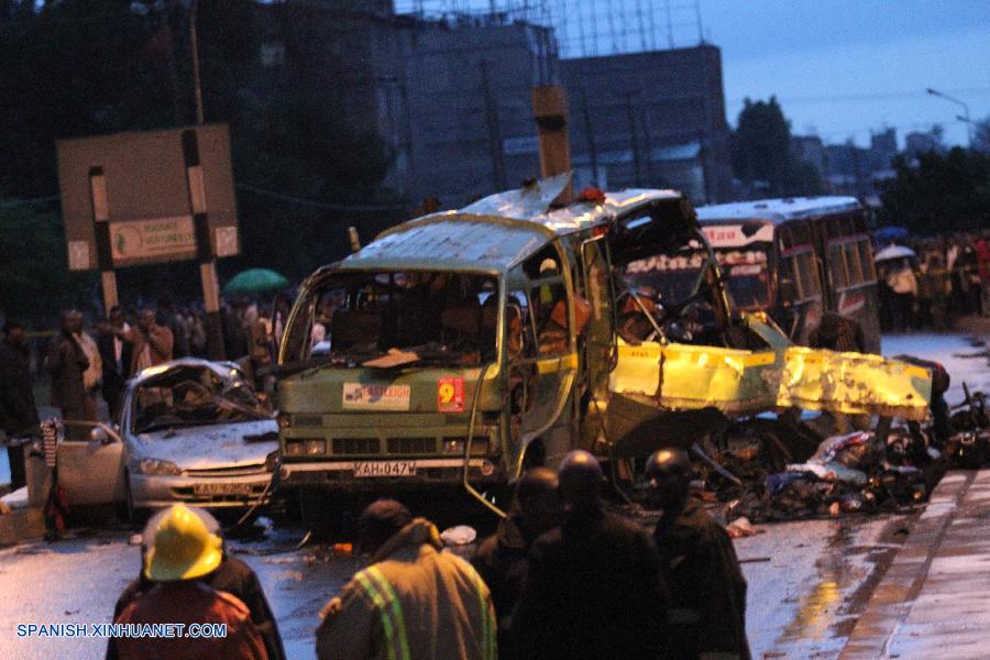 Crece a 4 cifra de muertes por explosión en Kenia