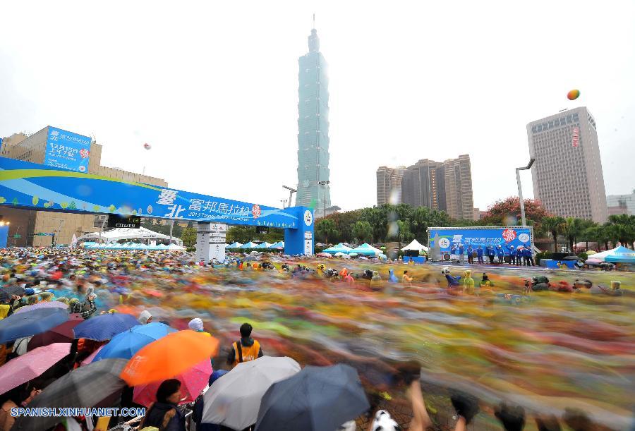 70.000 personas participan en la maratón de Taipei