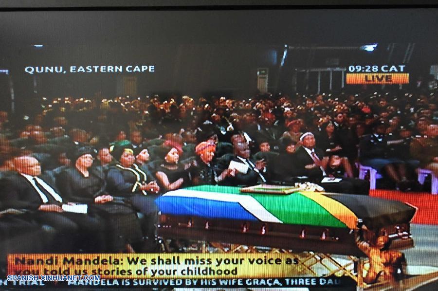 Termina funeral de Nelson Mandela en Qunu, Sudáfrica