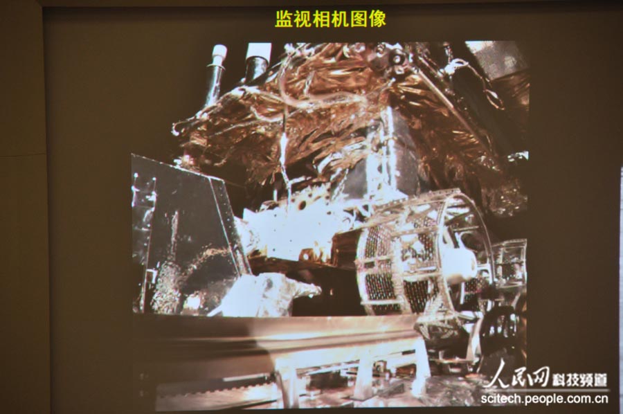 Vehículo y sonda lunares de China se fotografían mutuamente