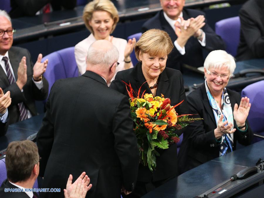 Merkel reelegida por tercera vez canciller de Alemania