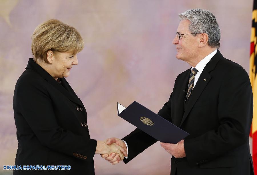 Merkel reelegida por tercera vez canciller de Alemania