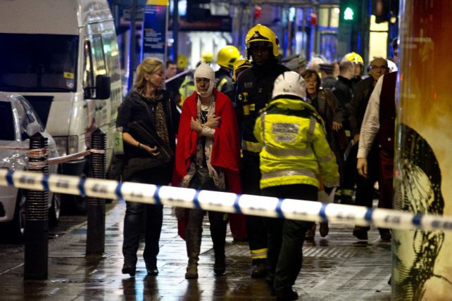 Fotos del colapso en Londres