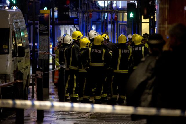 Fotos del colapso en Londres