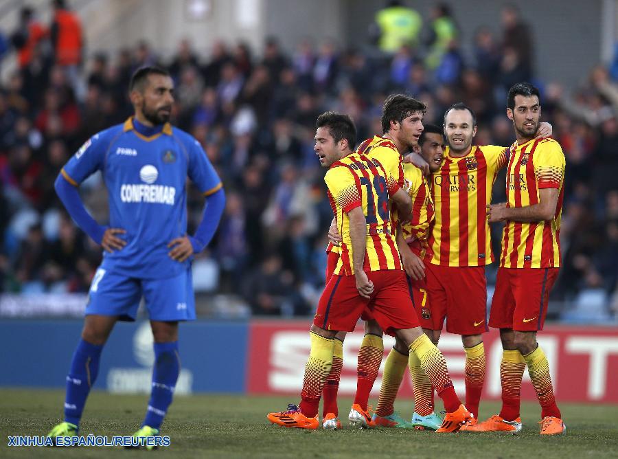 Barcelona golea 2-5 como visitante al Getafe